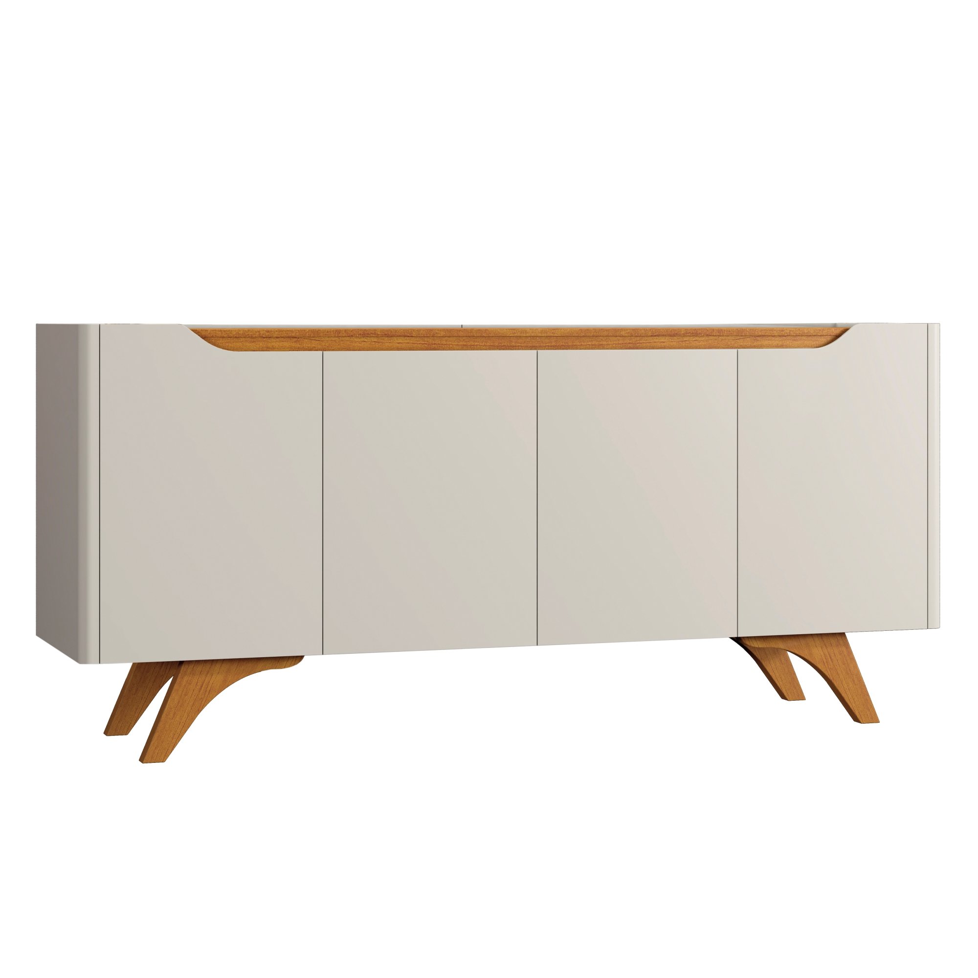 Buffet Aparador 4 Portas 180cm Grécia - 10