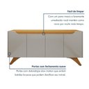 Ver imagem 7 de Buffet Aparador 100%MDF 4 Portas Pés em Madeira Maciça 180cm Grécia