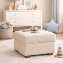 Ver imagem 2 de Puff Decorativo Doce Nuvem Bouclé