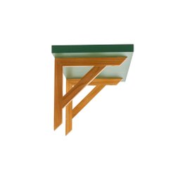 Prateleira Vitoria Verde Musgo Madeira Parede Flutuante Suporte Casa - Organizze Móveis - 3