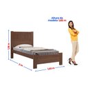 Ver imagem 3 de Cama Solteiro Premium Plus 100% MDF