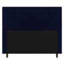 Ver imagem 3 de Cabeceira Box Casal Queen Size Ferrara 160cm Azul Marinho