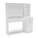 Ver imagem 2 de Penteadeira com Led 3 Gavetas 1 Porta e Nichos Bella