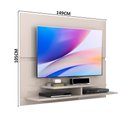 Ver imagem 3 de Painel de Tv Para Sala 50 Polegadas Off White Mônaco New Lukaliam