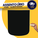 Ver imagem 1 de Assento Tampa Vaso Sanitário Lírio Fiori Almofadado Preto Durín