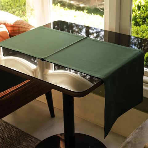 Trilho de Mesa Verde - Poliéster, 40x120cm