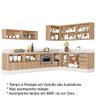 Cozinha Modulada 12 Peças Em Mdf Kali Premium Cj9 Carvalho Rustico - 11