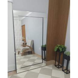 Espelho Bisote Cristal 120x200 Cm Luxo - 3