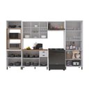 Ver imagem 5 de Armário Cozinha Modulada Completa Americana 100% MDF 350cm Provence Multimóveis Crink-CPL011
