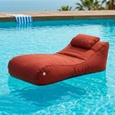 Ver imagem 1 de Puff Náutico Flutuante para Piscina e Jardim Área Externa Resistente Sol e Chuva Marsala