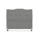 Ver imagem 2 de Cabeceira de Cama Box Casal 140 cm Dunas Cinza Grafite