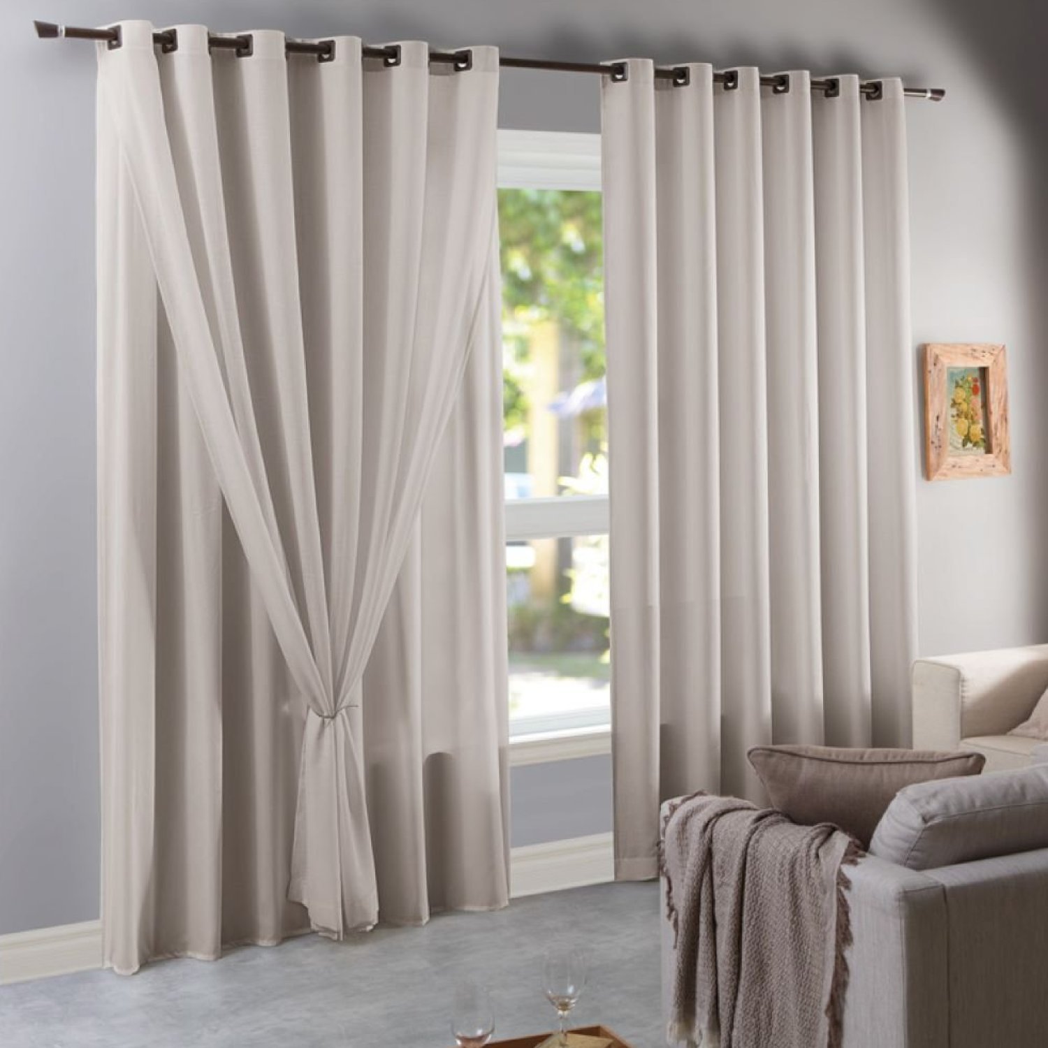 Cortina Rustik 250x380cm Branyl - 1