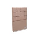 Ver imagem 1 de Cabeceira Cama Box Estofada Solteiro Piave Veluto Suede Bege - Ortobom