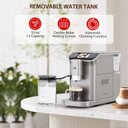 Ver imagem 5 de Takywep Máquina de Espresso Automática 20-bar com Moedor e Espumador de Leite (prata)