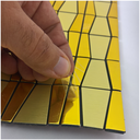 Ver imagem 6 de Pastilha Aluminio Adesiva Decoração Banheiro Cozinha Onda Ma