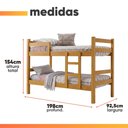 Ver imagem 3 de Beliche para Colchão 0,88m Cami