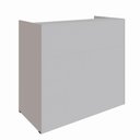 Ver imagem 2 de Balcão Atendimento Recepção Escritório 90 Cm X 110 Cm F5 Cor:cinza
