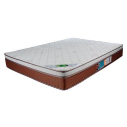 Base Box Casal Caribe + Colchão Molas Ensacadas One Side Caribe 66x138x188 Marrom/creme - 6