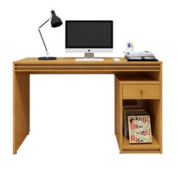 Escrivaninha Mesa Escritório 120cm 1 Porta 1 Gaveta 100% MDF Madrid - 11 Escrivaninha Mesa Escritório 120cm 1 Porta 1 Gaveta 100% MDF Madrid - 11