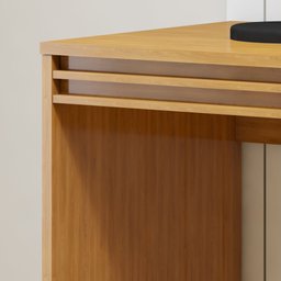 Escrivaninha Mesa Escritório 100% MDF Madrid 1 Porta 120cm - 11 Escrivaninha Mesa Escritório 100% MDF Madrid 1 Porta 120cm - 11