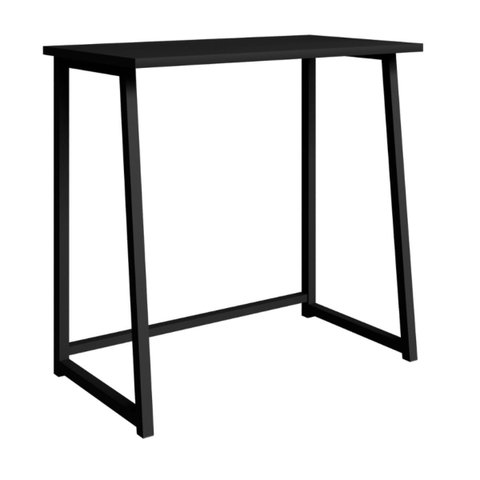 Escrivaninha Portátil Dobrável Modelo Fit Mdf Aço Resistente:preto