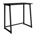 Ver imagem 1 de Escrivaninha Portátil Dobrável Modelo Fit Mdf Aço Resistente:preto