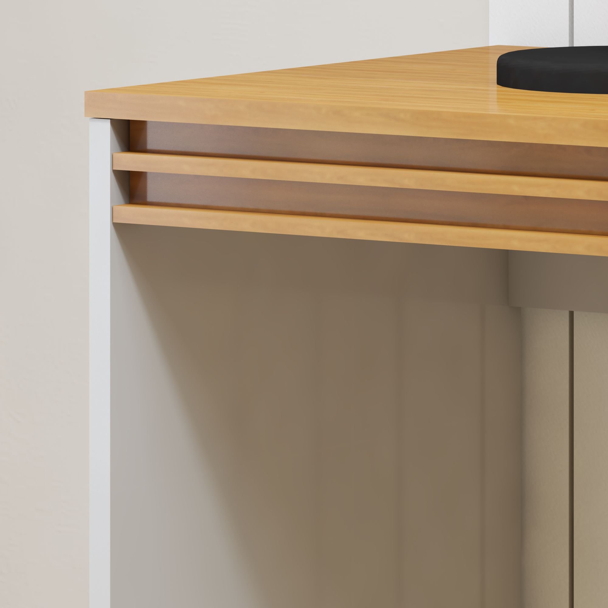Escrivaninha 120cm 1 Porta 1 Gaveta 100% MDF Madrid - 10
