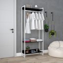 Ver imagem 3 de Estante Closet c/03 Prateleiras Dynamica 80 cm Est.Branca