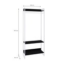 Ver imagem 2 de Estante Closet c/03 Prateleiras Dynamica 80 cm Est.Branca