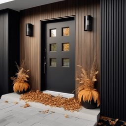 Painel Ripado para Área Externa Preto em Placas Wpc 290cm X 20cm Rm Decor - 5