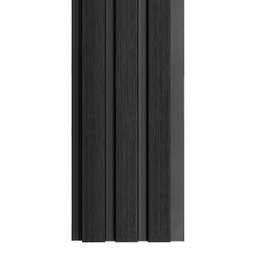 Painel Ripado para Área Externa Preto em Placas Wpc 290cm X 20cm Rm Decor - 2