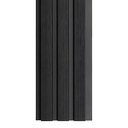 Ver imagem 3 de Painel Ripado para Área Externa Preto em Placas Wpc 290cm X 20cm Rm Decor