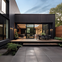 Ver mais imagens de Painel Ripado para Área Externa Preto em Placas Wpc 290cm X 20cm Rm Decor