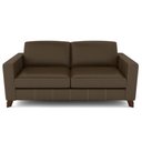 Ver imagem 2 de Sofá Sala de Estar Living 3 Lugares 240cm Presley Pés Madeira Couro Capuccino G52 - Gran Belo
