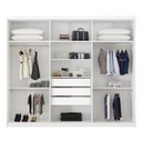 Ver imagem 2 de Guarda Roupa Casal 6 Portas 3 Gavetas Sumatra 