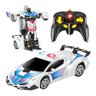 Carrinho Transformável Controle Remoto Megaformers Auto Police com Luz Multikids - Br1487 Br1487 - 3