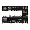 Ver imagem 4 de Cozinha Modulada Completa Compacta 5 Peças com Balcão para Cooktop Veneza Multimóveis Mp2270