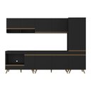 Ver imagem 3 de Cozinha Modulada Completa Compacta 5 Peças com Balcão para Cooktop Veneza Multimóveis Mp2270
