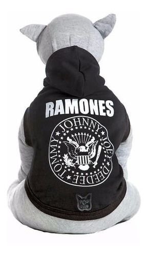 Moletom Ramones Roupa Para Cães G TrendPet Moleton - 2