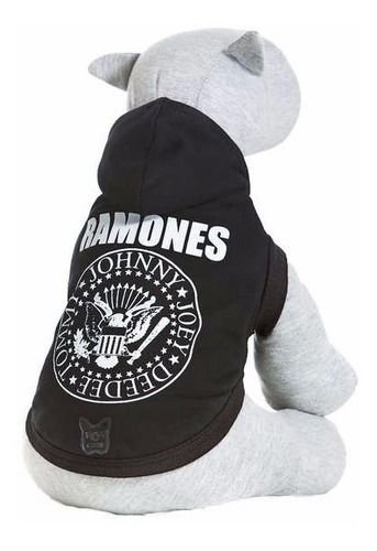 Moletom Ramones Roupa Para Cães G TrendPet Moleton