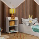 Ver imagem 4 de Quarto infantil com Cama e Mesa de Cabeceira Luísa 