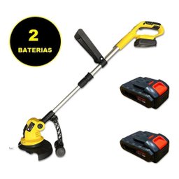Roçadeira Cortador Aparador Grama 32v com 2 Baterias - 4