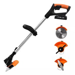 Roçadeira Cortador Aparador Grama 32v com 2 Baterias - 1