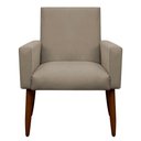 Ver imagem 5 de Kit 4 Poltronas para Sala Pés de Madeira Nina Cappuccino