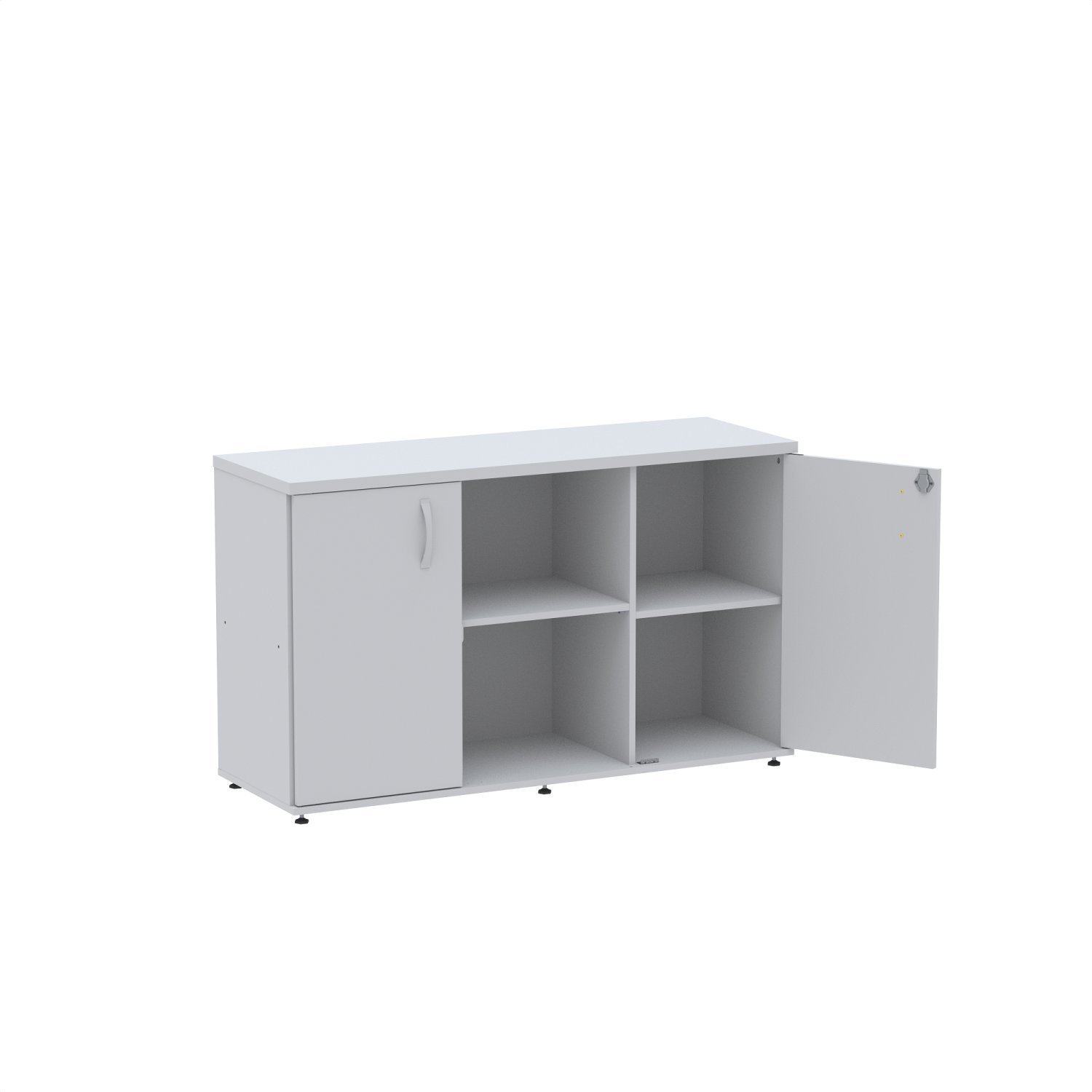 Armário 2 Portas 1 Nicho Pivot Credenza Cred2Ptp25 - 2