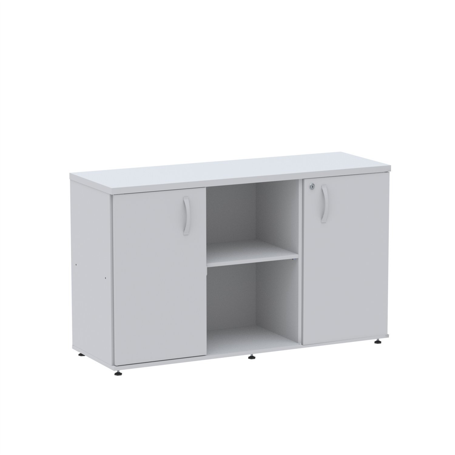 Armário 2 Portas 1 Nicho Pivot Credenza Cred2Ptp25 - 3