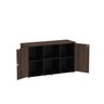 Armário 2 Portas 1 Nicho Pivot Credenza Cred2Ptp25 - 5