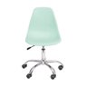 Cadeira Charles Eames Dkr Pp Base Rodizio:verde Claro - 1