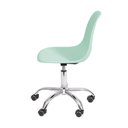 Ver imagem 3 de Cadeira Charles Eames Dkr Pp Base Rodizio:verde Claro