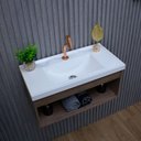 Ver imagem 6 de Gabinete Armário para Banheiro 60cm Mdf com Cuba - Livorno Munique